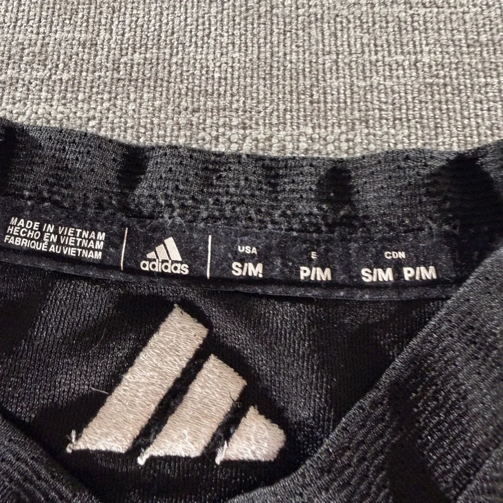 Adidas‎ Arizona Coyotes Hockey Jersey Youth S/M Black Excellent Sponsor Logos